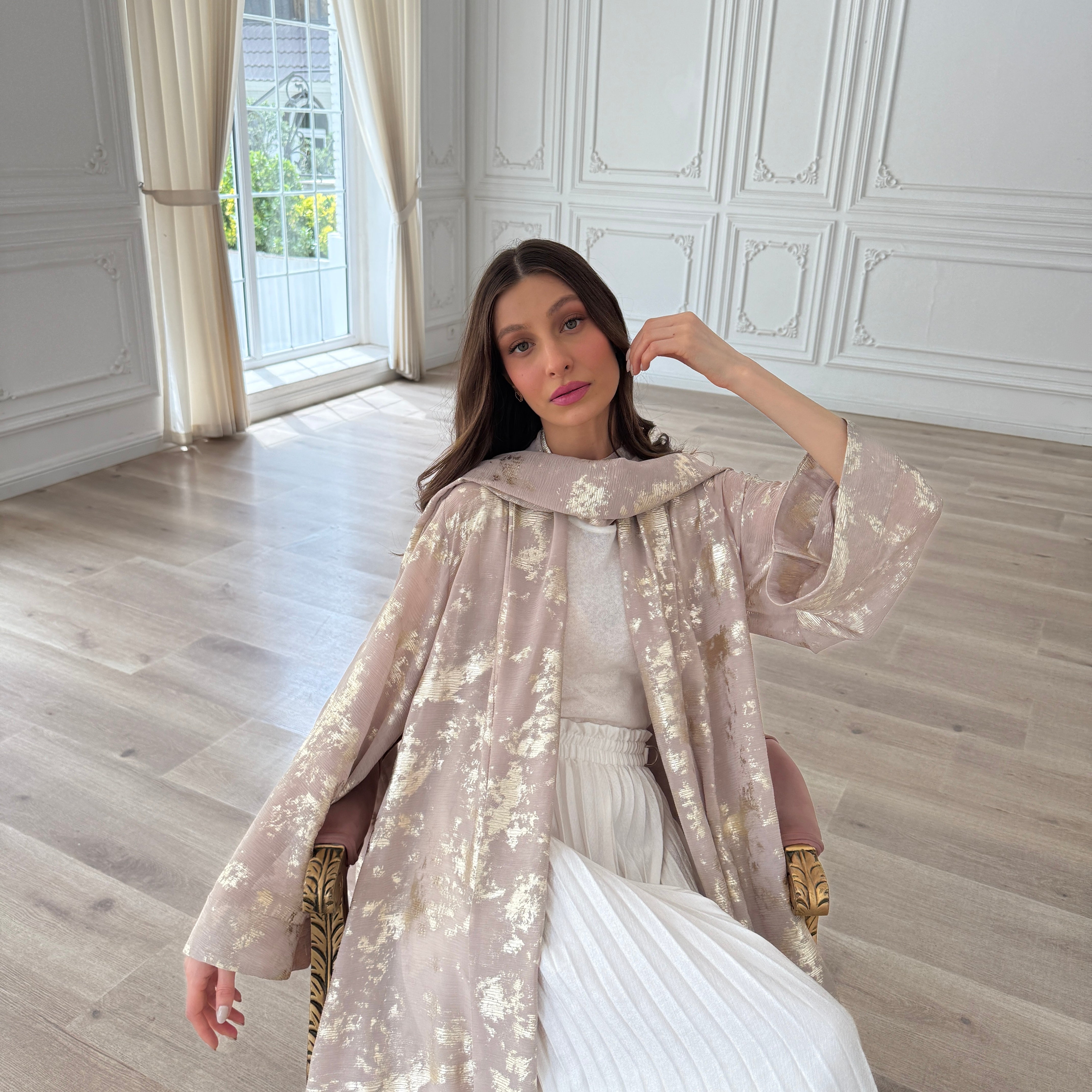 Goldbeaten Abaya