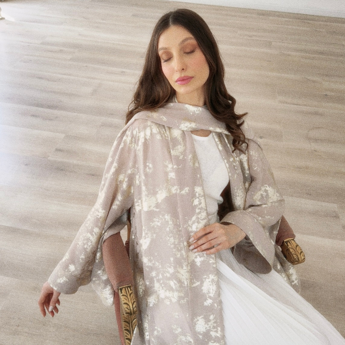 Goldbeaten Abaya
