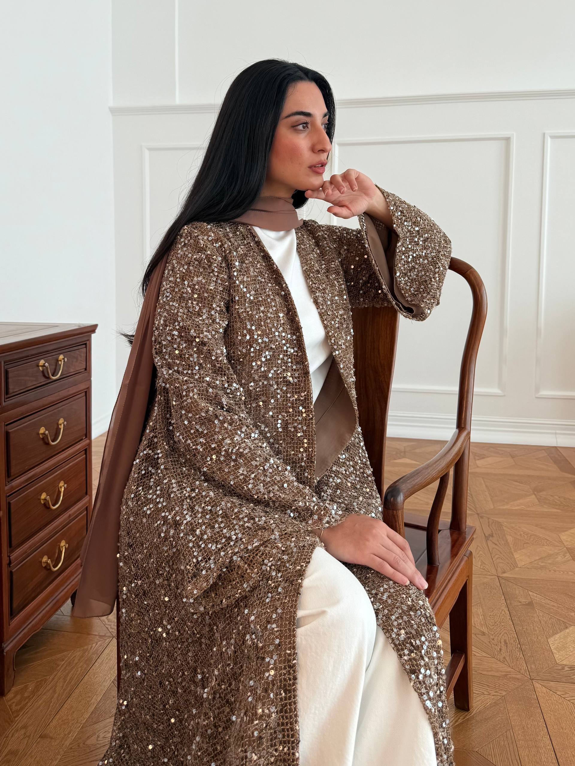 Neat polca Abaya Unknown Neat_polca_Abaya_Brown_1770722027242