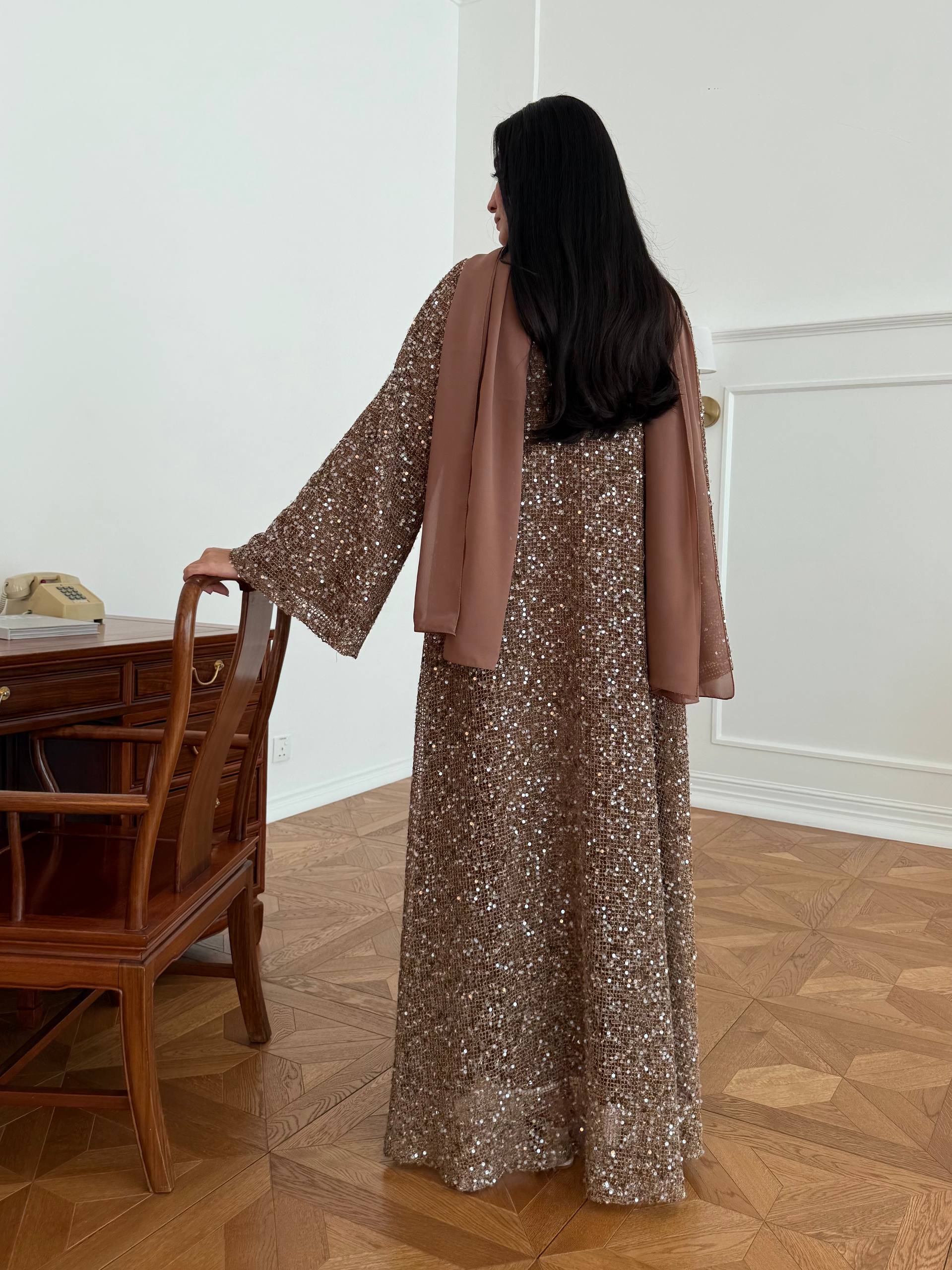 Neat polca Abaya Unknown Neat_polca_Abaya_Brown_1770722028301