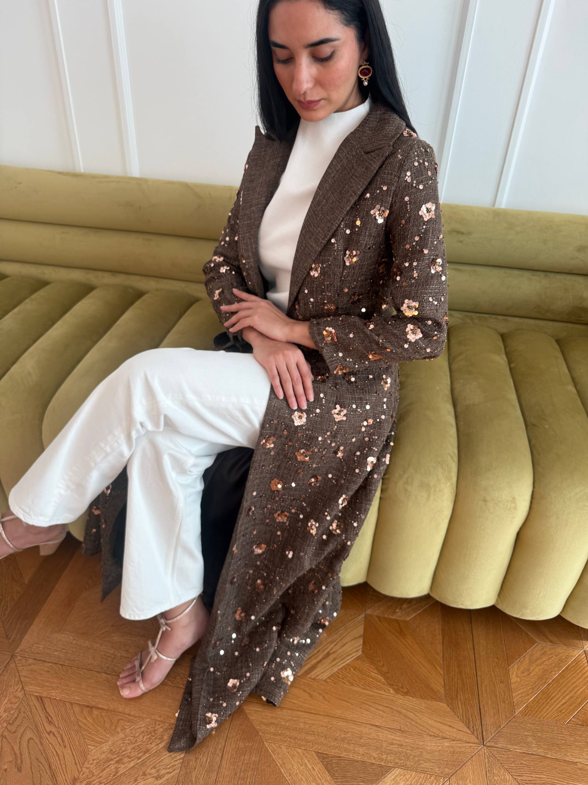 Polca Flower Abaya Unknown Polca_Flower_Abaya_Brown_1771261350271