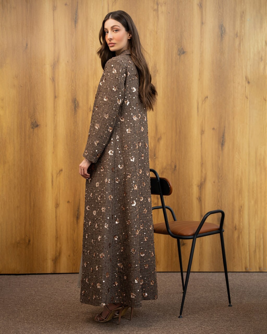 Polca Flower Abaya Unknown Polca_Flower_Abaya_Brown_1782158597017