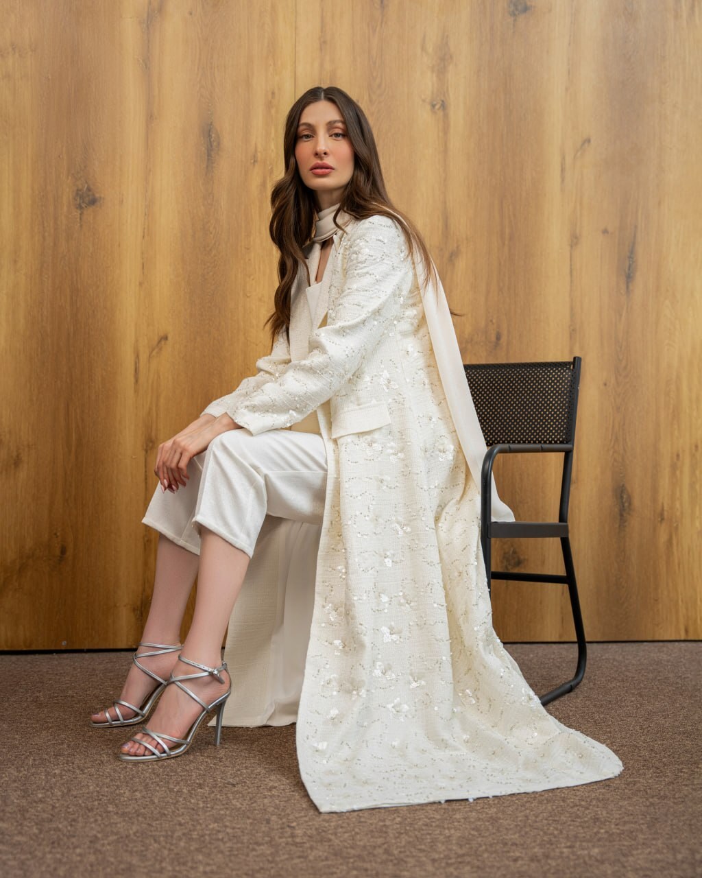 Polca Flower Abaya Unknown Polca_Flower_Abaya_White_1782158562052