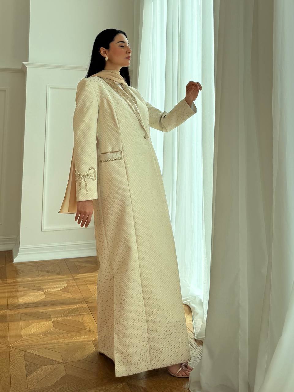 Ribbon Bids Abaya Unknown Ribbon_Bids_Abaya_Cream_1770714506941