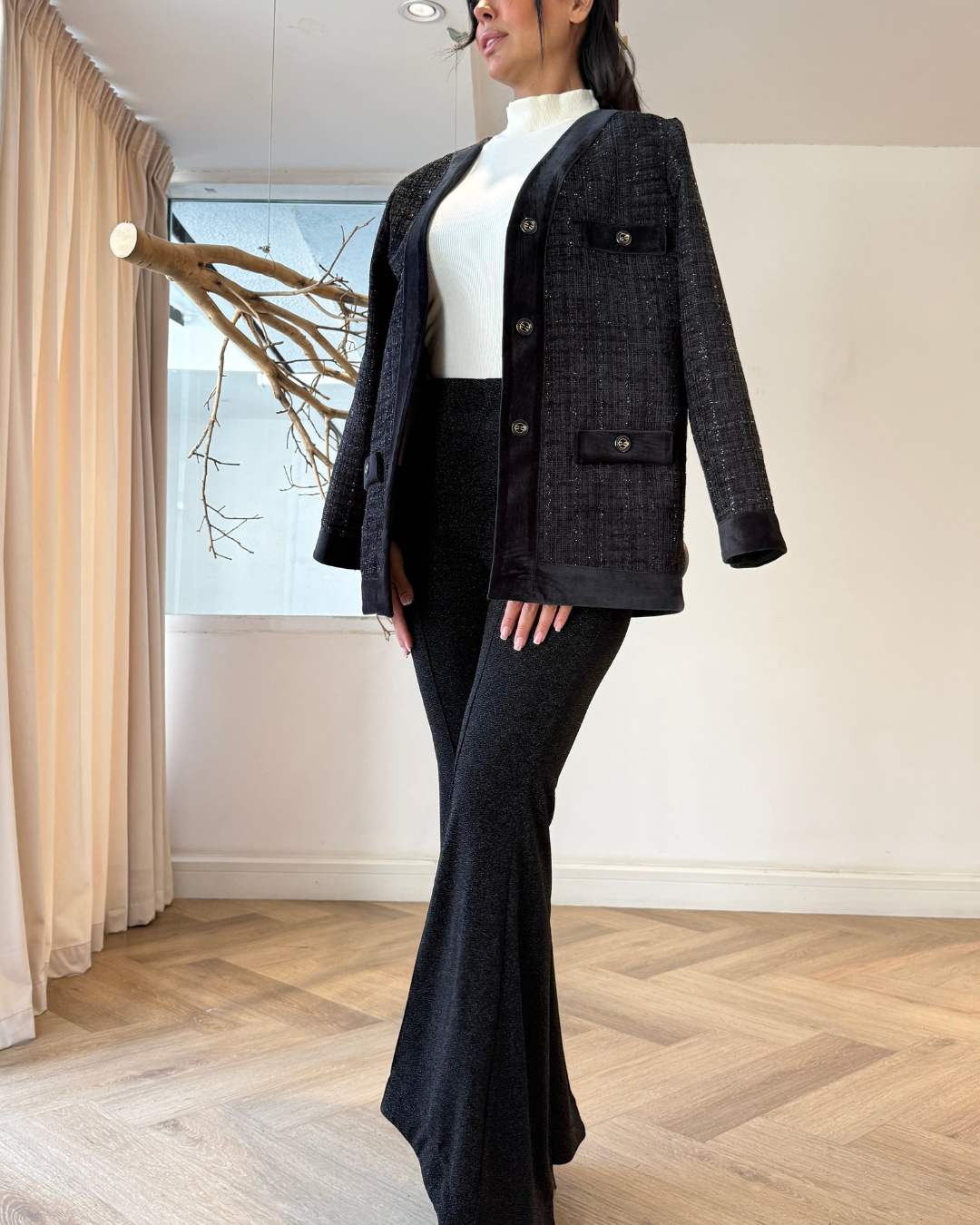 Velvet Chenille Coat F.Lounge.Mena VelvetChenilleCoat3