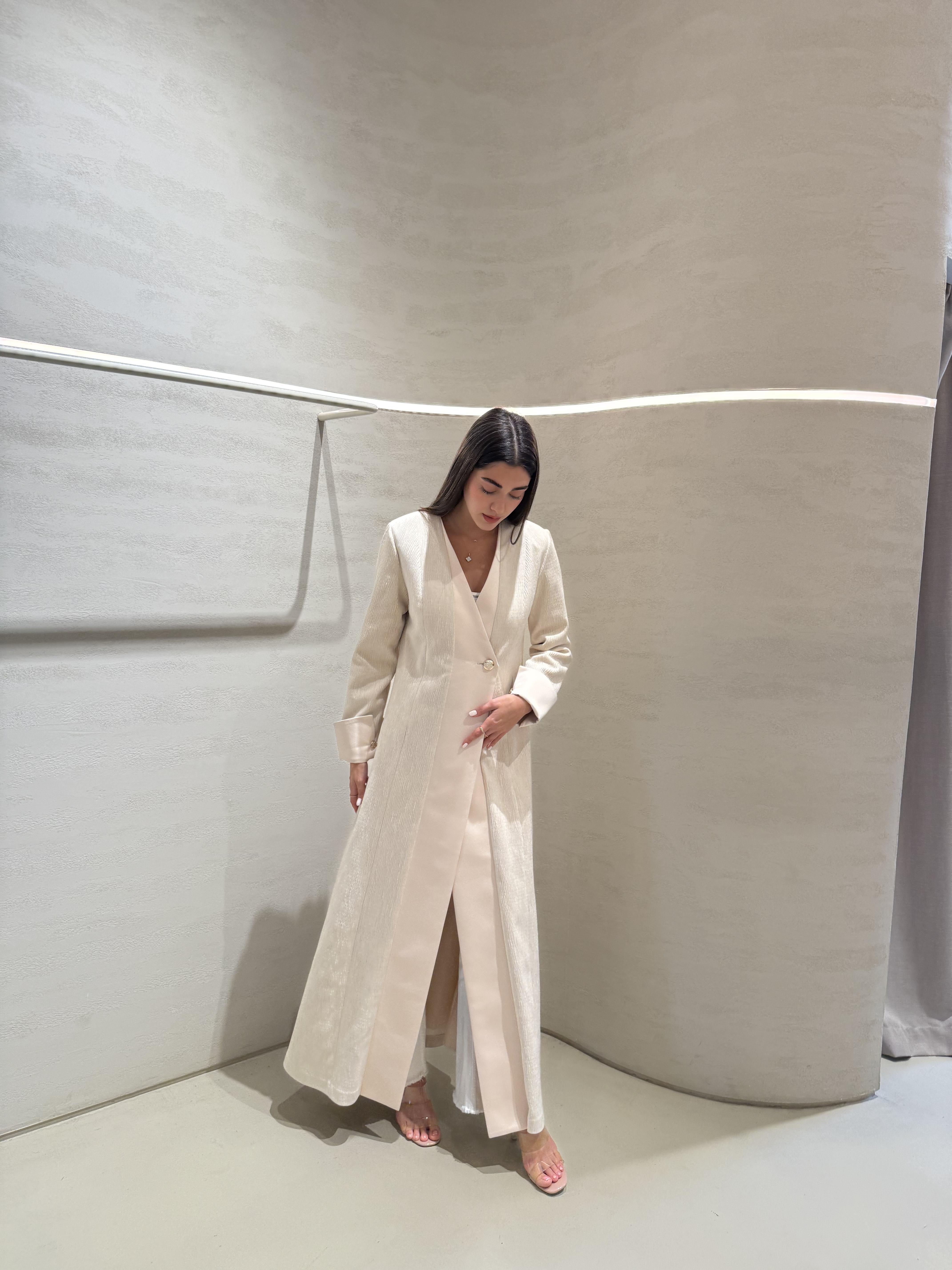 Wavy Velvet abaya F.Lounge.Mena Wavy_Velvet_abaya_White_1767260647697