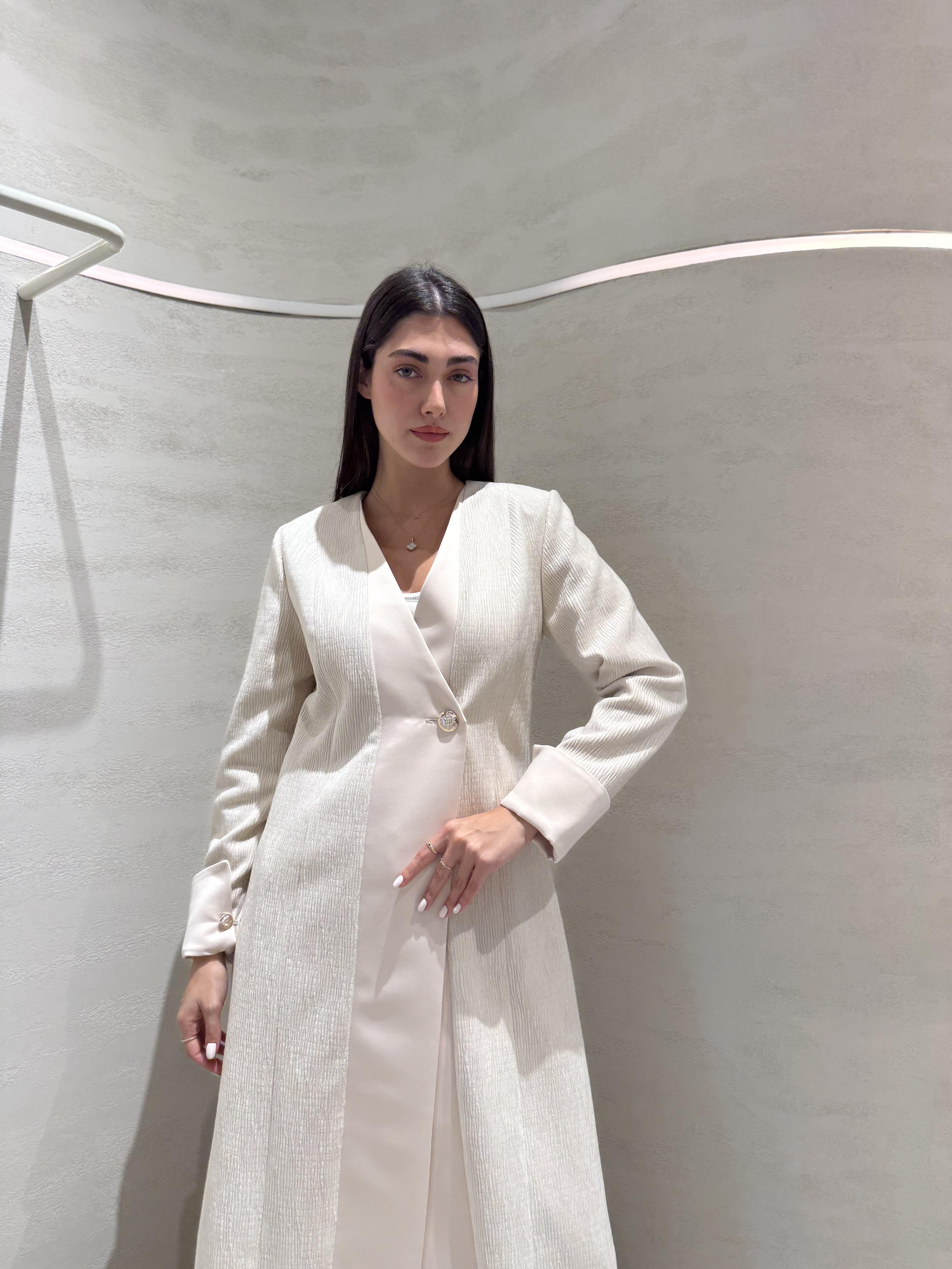 Wavy Velvet abaya F.Lounge.Mena Wavy_Velvet_abaya_White_1767260648866