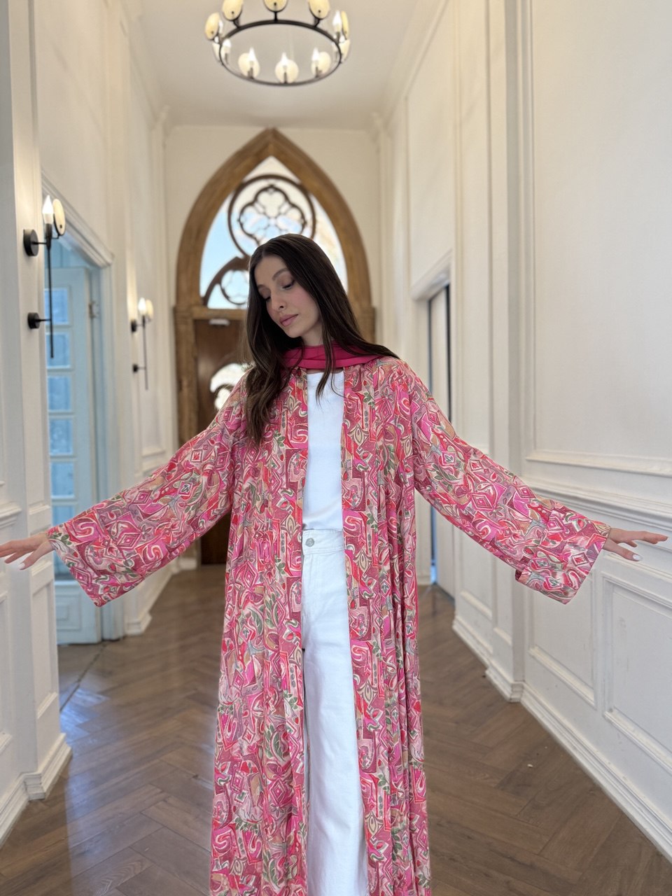 Summer Pink Abaya