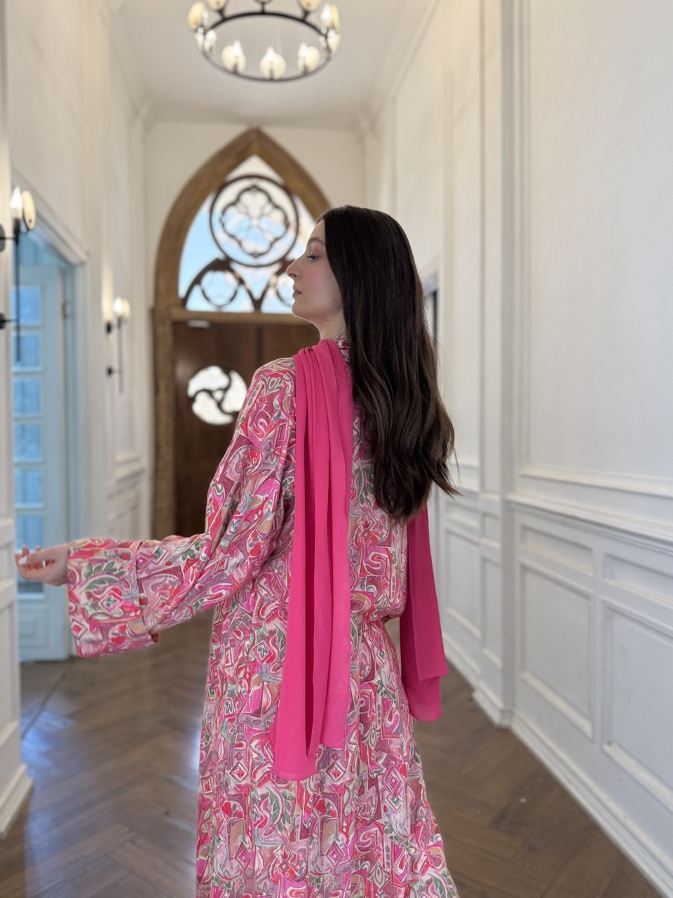 Summer Pink Abaya