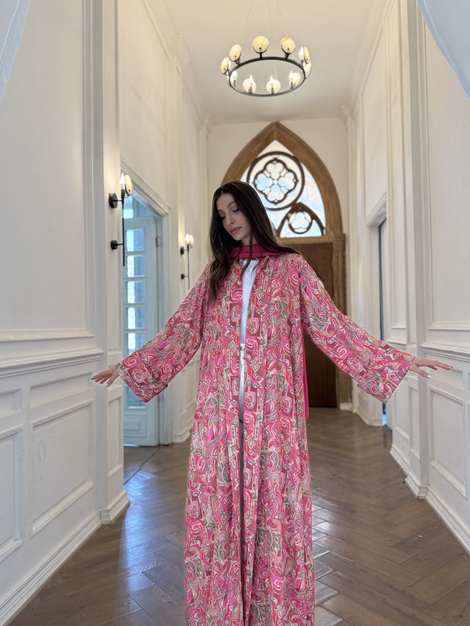 Summer Pink Abaya