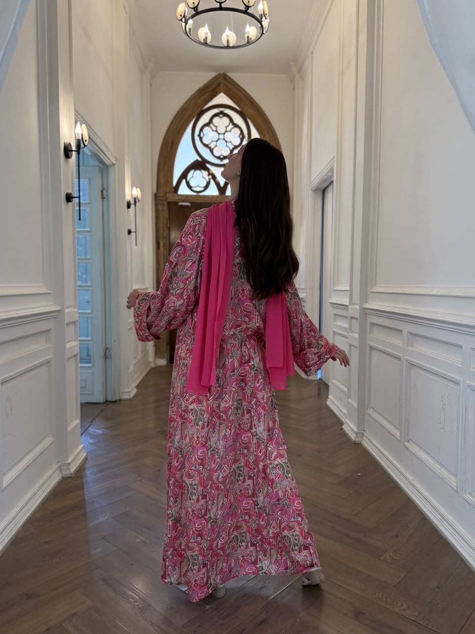 Summer Pink Abaya
