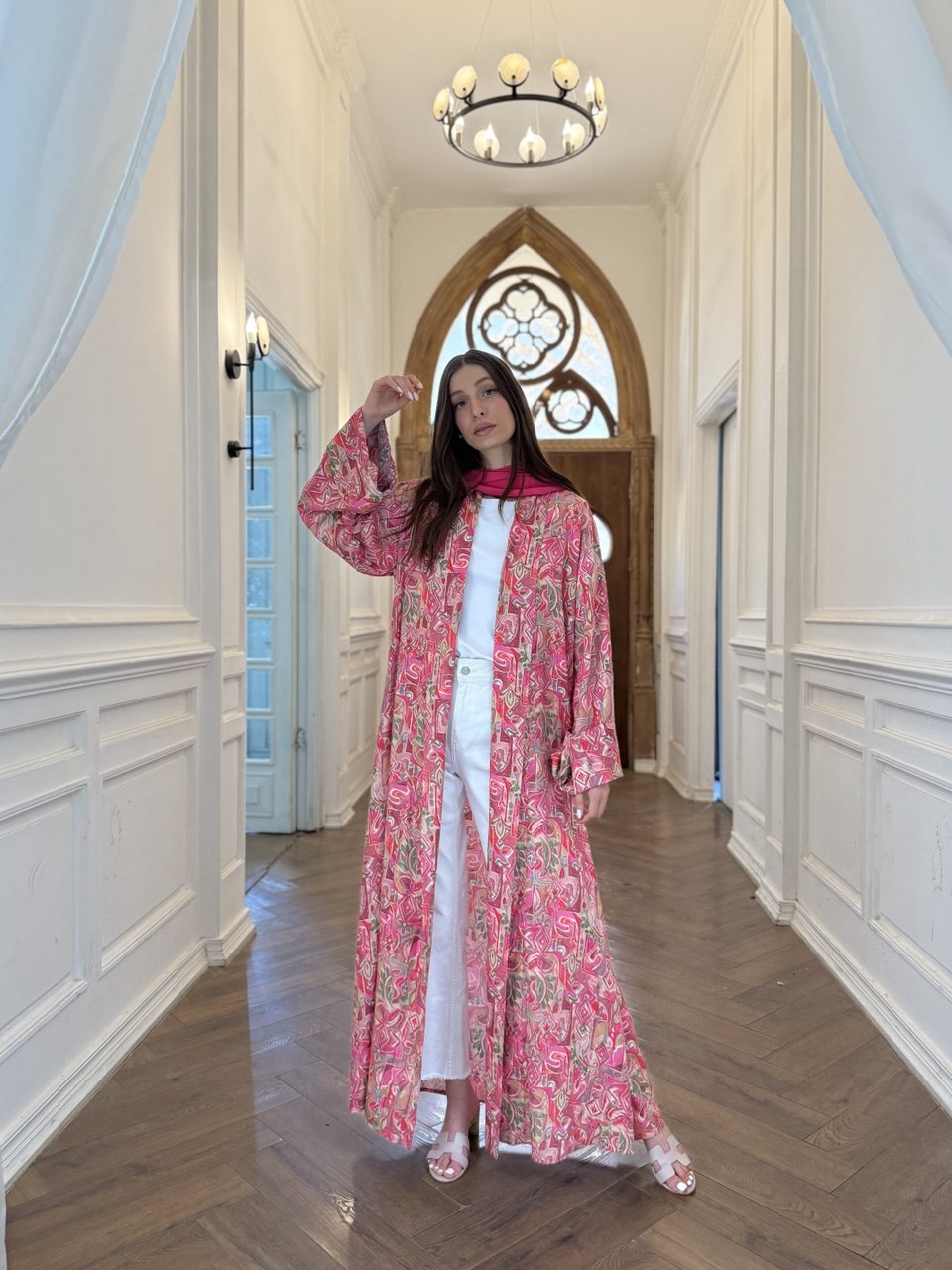 Summer Pink Abaya