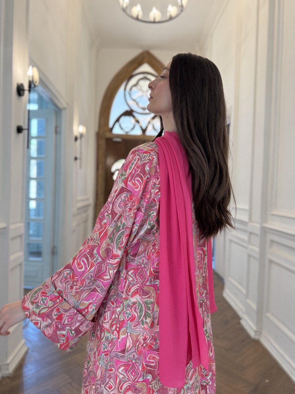 Summer Pink Abaya